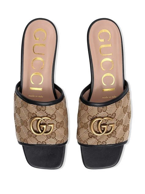 gucci jolie flat sandals|gucci transparent sandals.